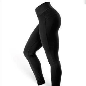 ACAIBERRY BRAZILIAN BUTT PUSH UP PANTS FITNESS - BLACK XS